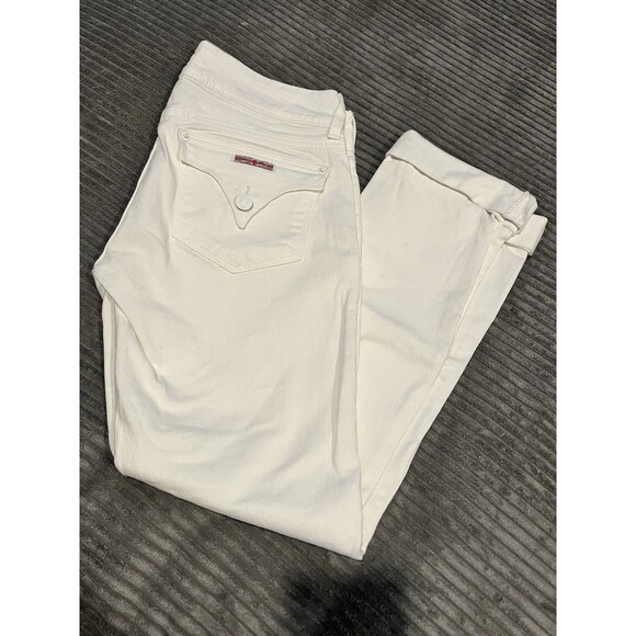 Womans Hudsons USA Size 28 Ginny Crop Straight Cuffed EUC - Picture 2 of 12